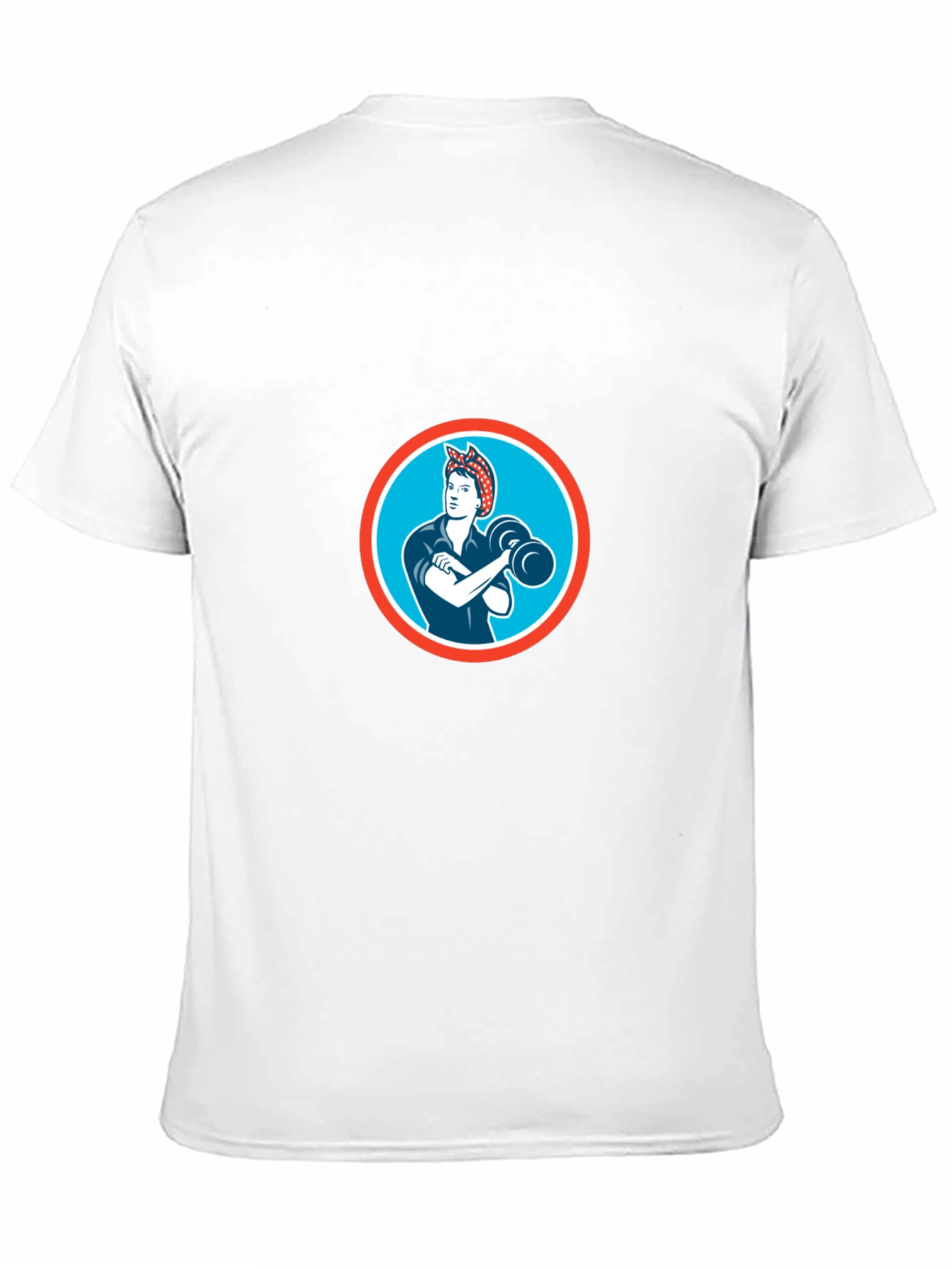 Retro Rosie the Riveter Graphic Tee - Black