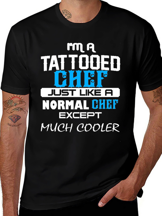 Tattooed Chef Graphic Tee - Cool Cook Apparel