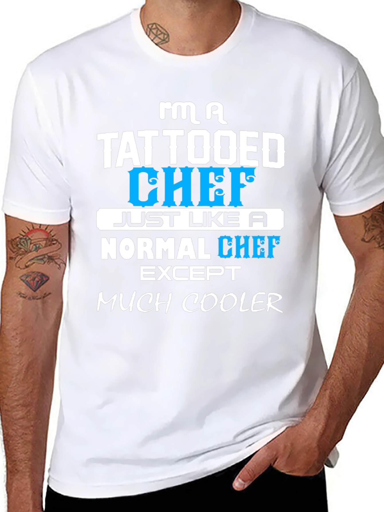 Tattooed Chef Graphic Tee - Cool Cook Apparel