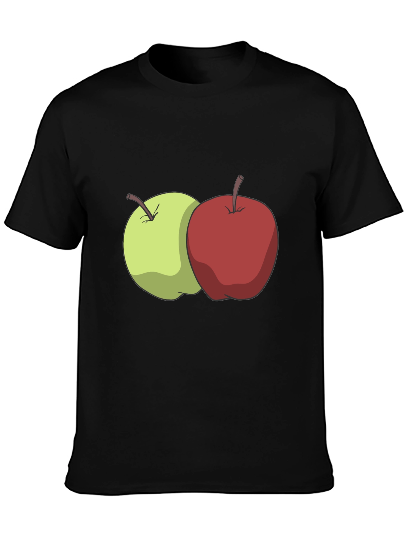 Apples Graphic Black T-Shirt
