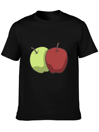 Apples Graphic Black T-Shirt