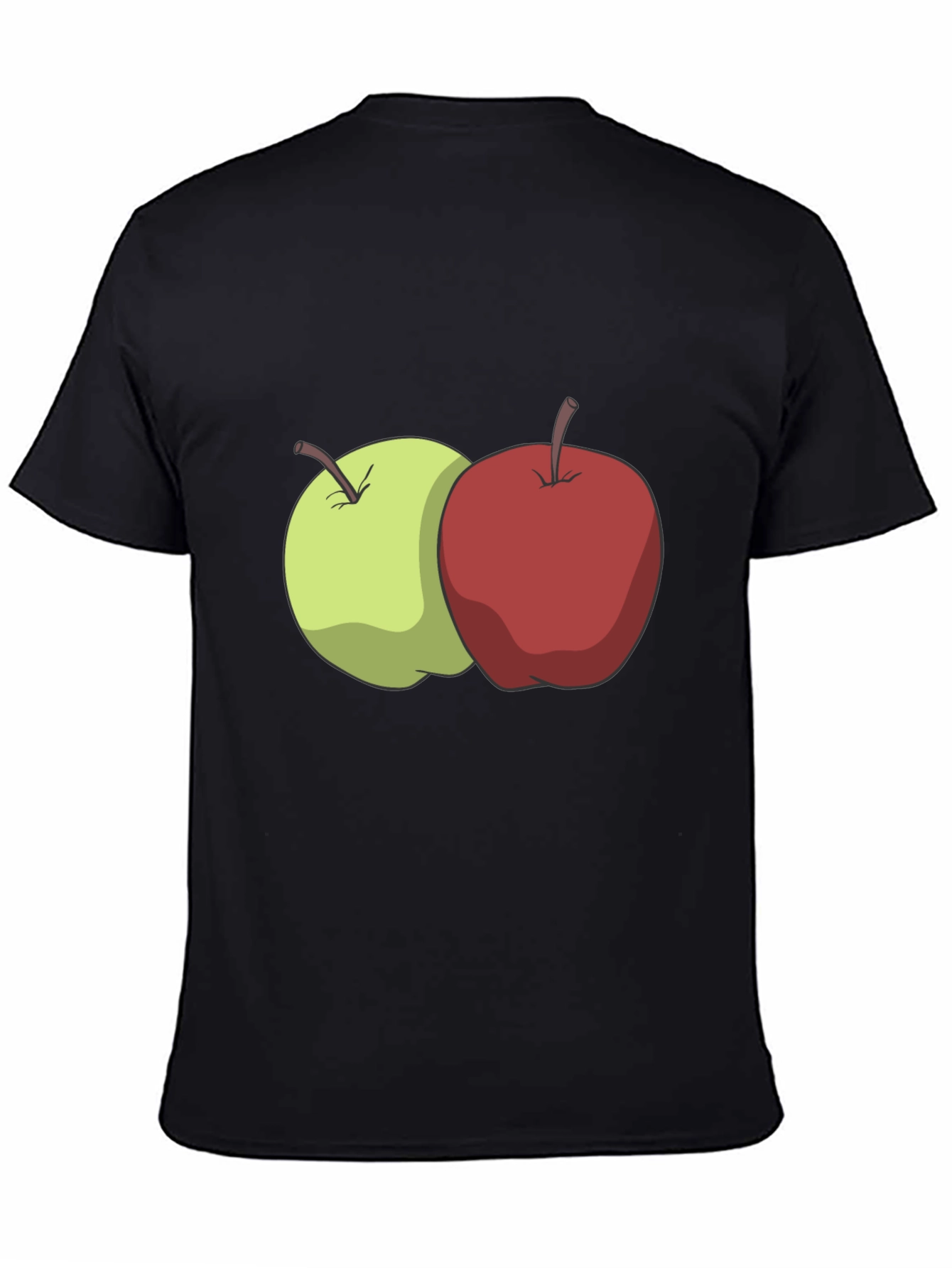 Apples Graphic Black T-Shirt