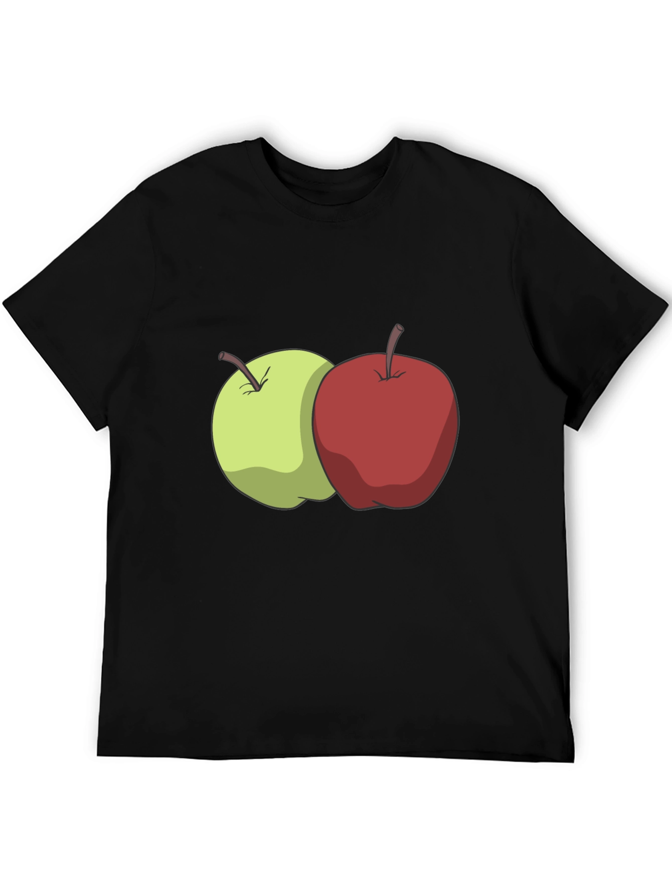 Apples Graphic Black T-Shirt