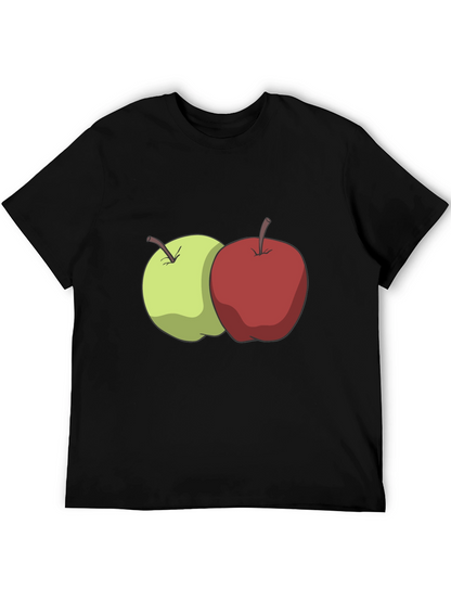 Apples Graphic Black T-Shirt