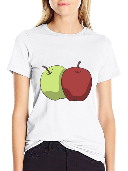 Apples Graphic Black T-Shirt