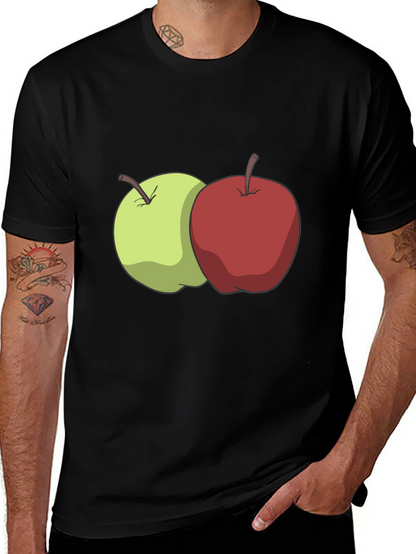 Apples Graphic Black T-Shirt