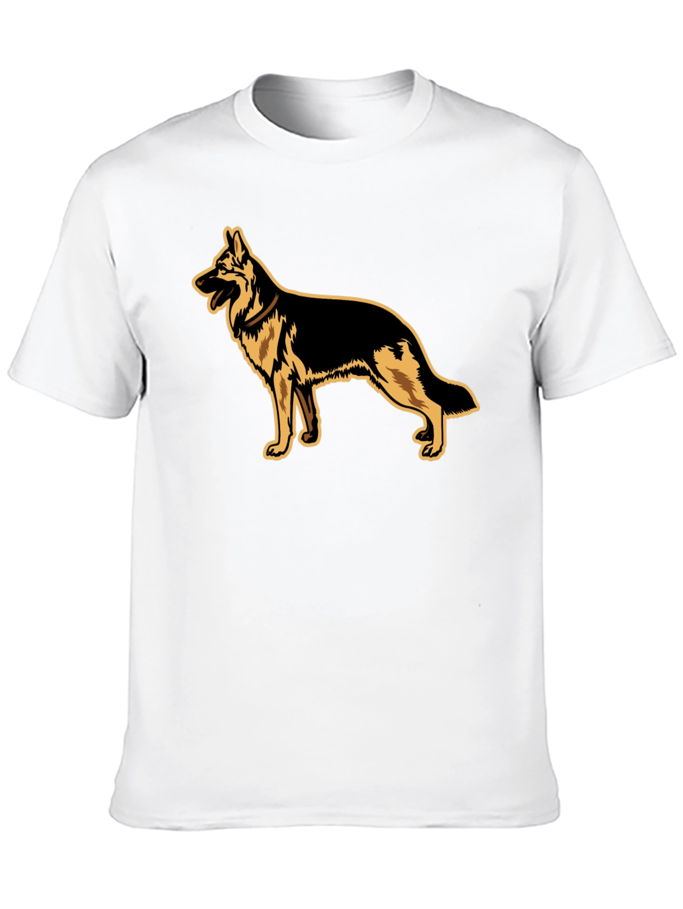 German Shepherd Graphic Tee - Black