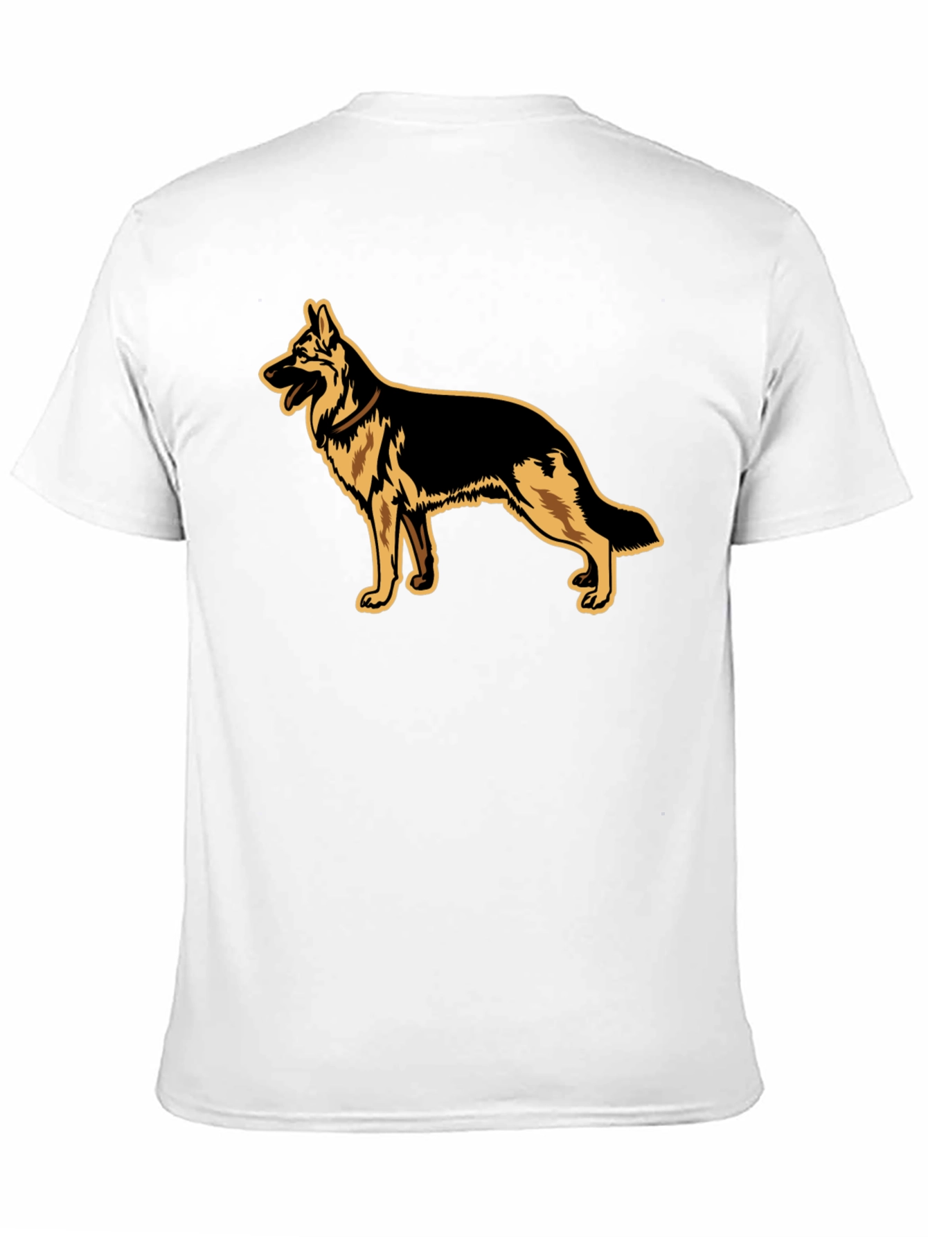 German Shepherd Graphic Tee - Black