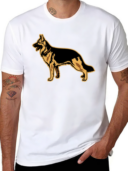 German Shepherd Graphic Tee - Black