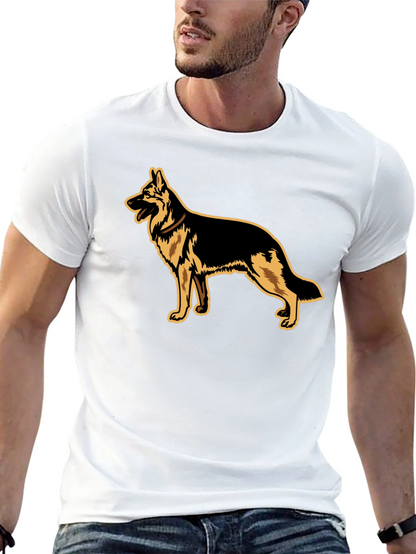 German Shepherd Graphic Tee - Black