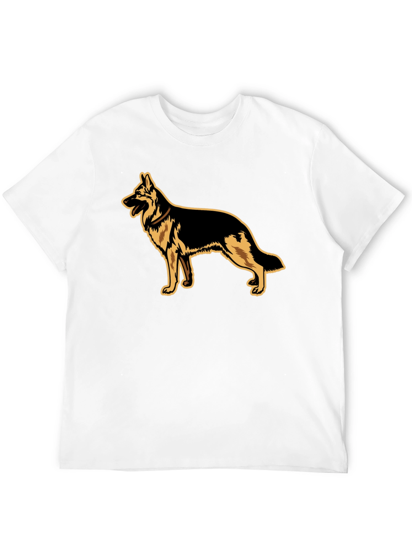 German Shepherd Graphic Tee - Black