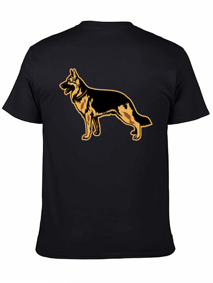 German Shepherd Graphic Tee - Black