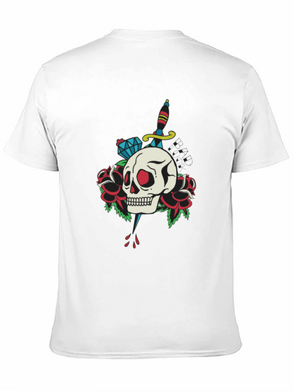Skull & Dagger Graphic Tee - Edgy Design