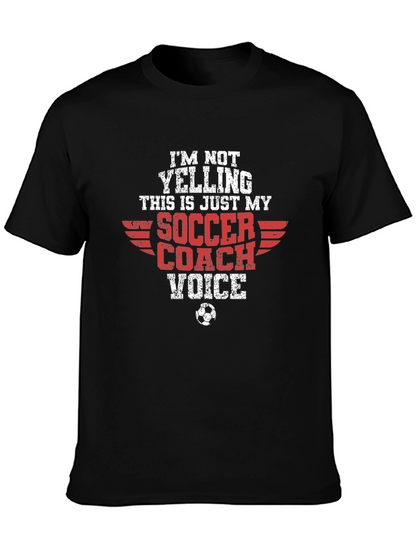 Soccer Coach Voice Graphic Tee