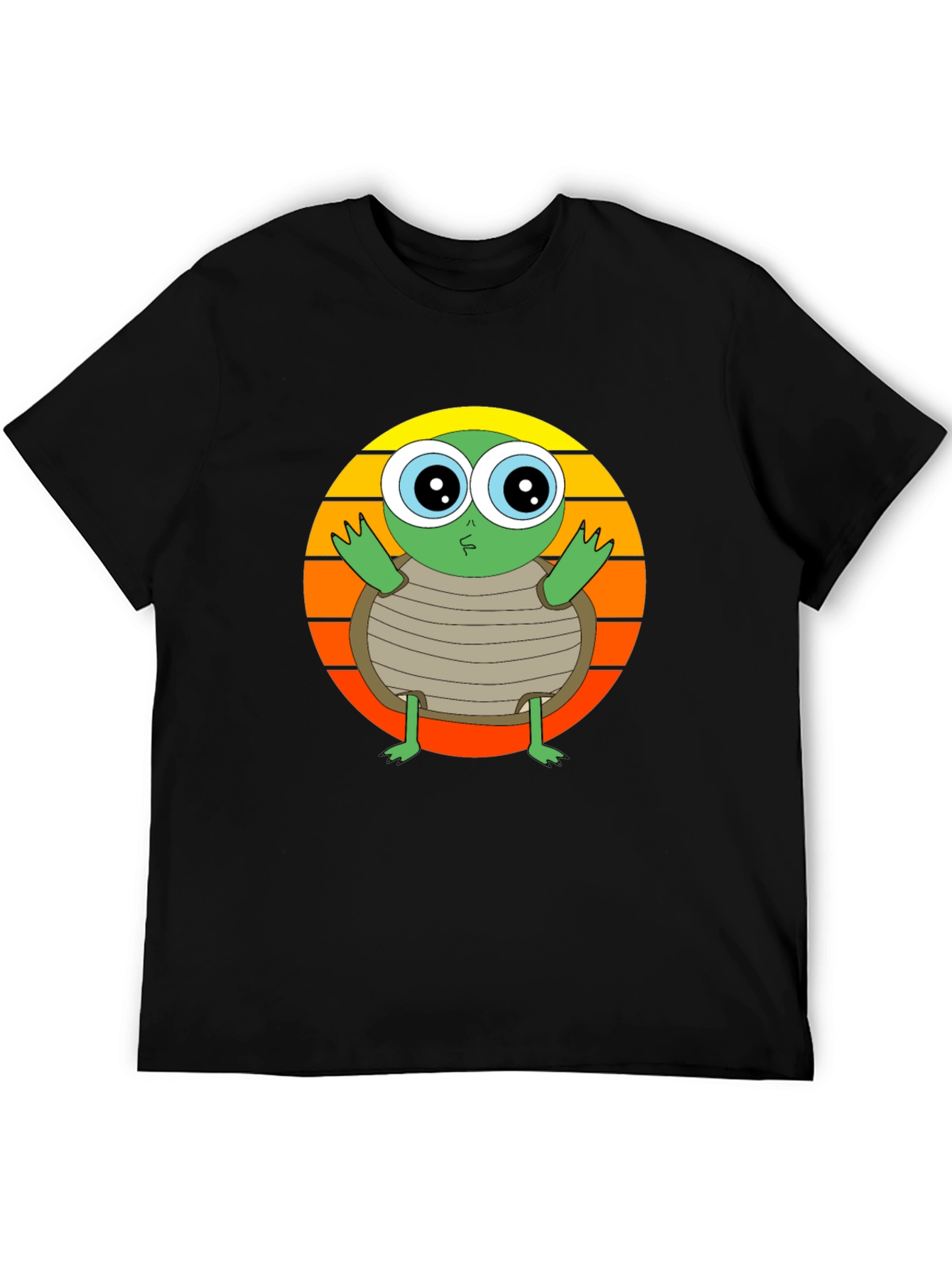 Turtle Graphic Tee - Cute Animal Design