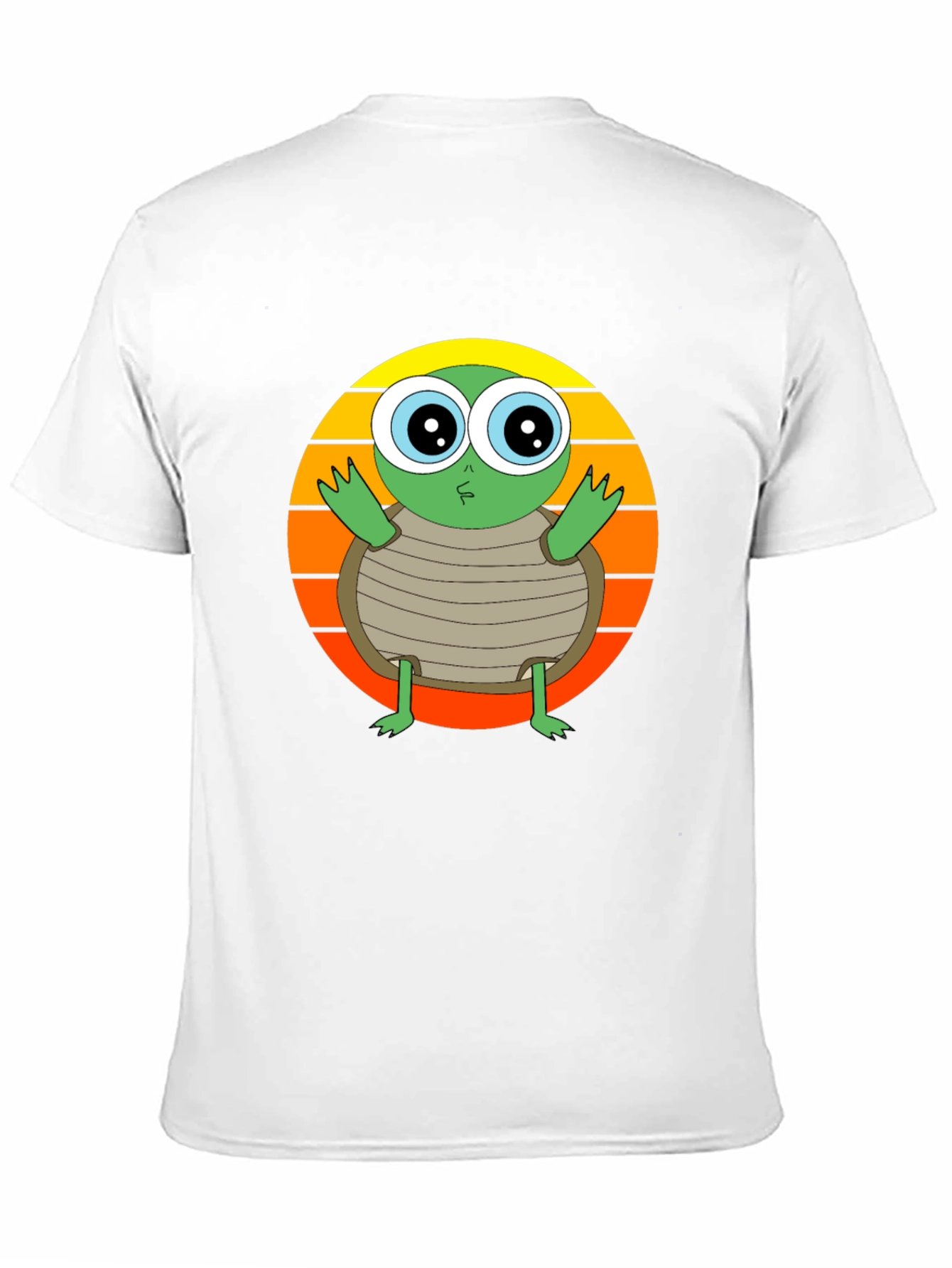 Turtle Graphic Tee - Cute Animal Design