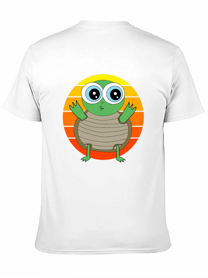 Turtle Graphic Tee - Cute Animal Design