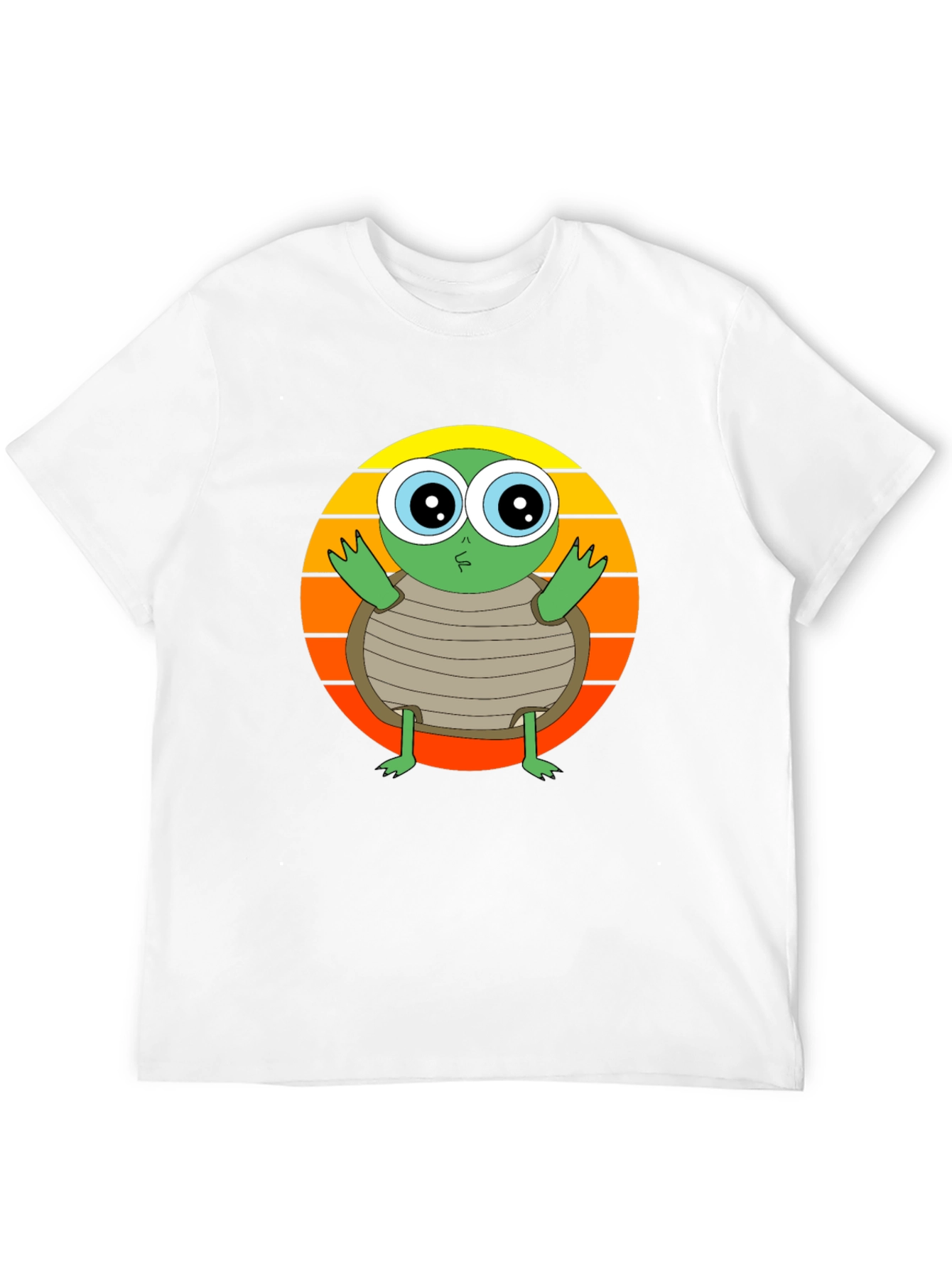 Turtle Graphic Tee - Cute Animal Design