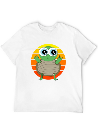 Turtle Graphic Tee - Cute Animal Design