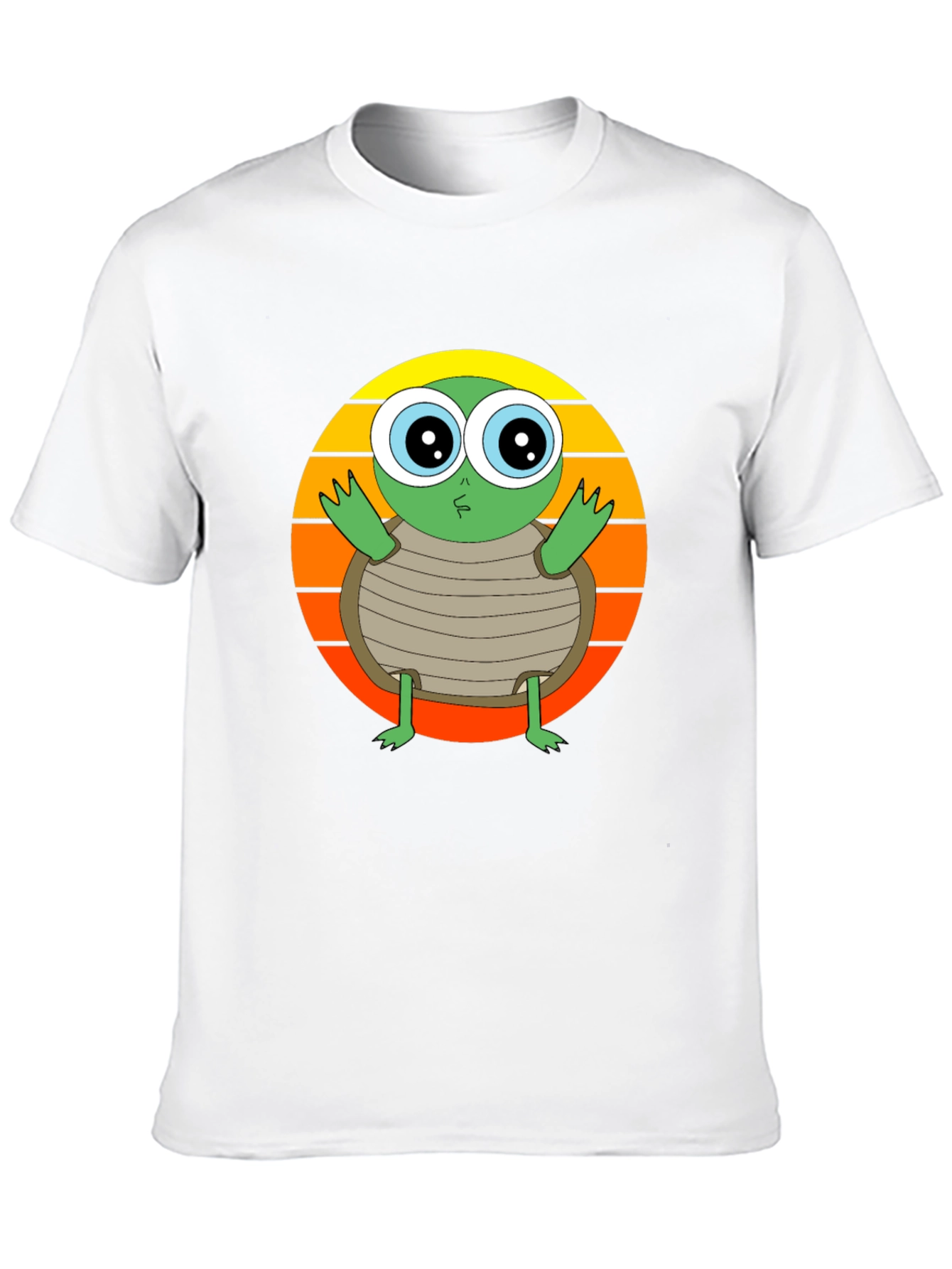 Turtle Graphic Tee - Cute Animal Design