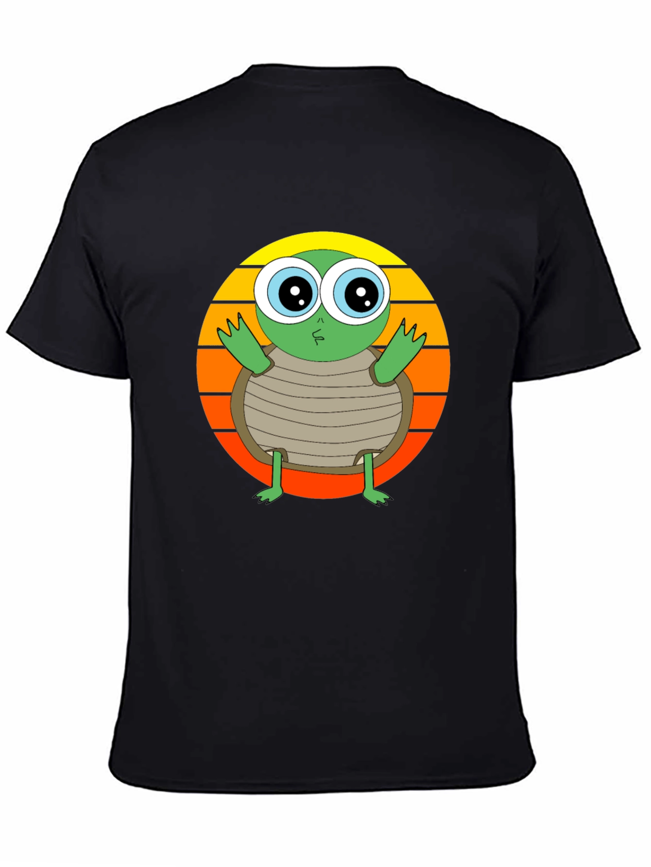Turtle Graphic Tee - Cute Animal Design