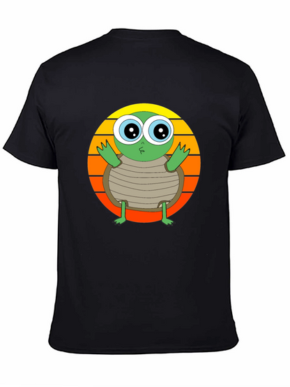 Turtle Graphic Tee - Cute Animal Design