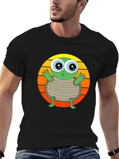 Turtle Graphic Tee - Cute Animal Design