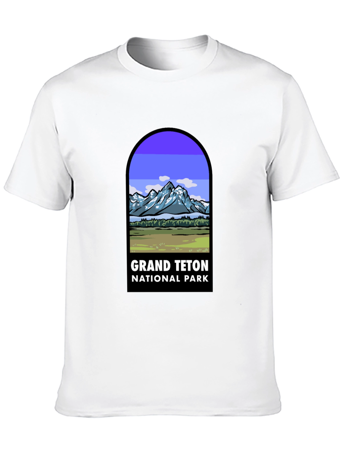 Grand Teton National Park Black T-Shirt