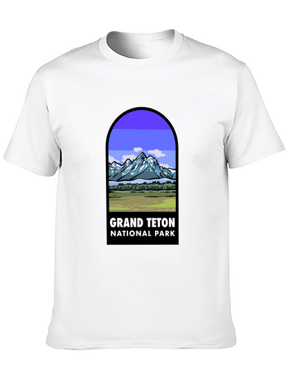 Grand Teton National Park Black T-Shirt