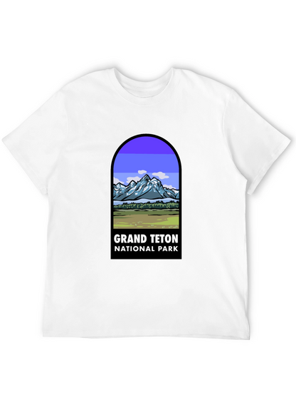 Grand Teton National Park Black T-Shirt
