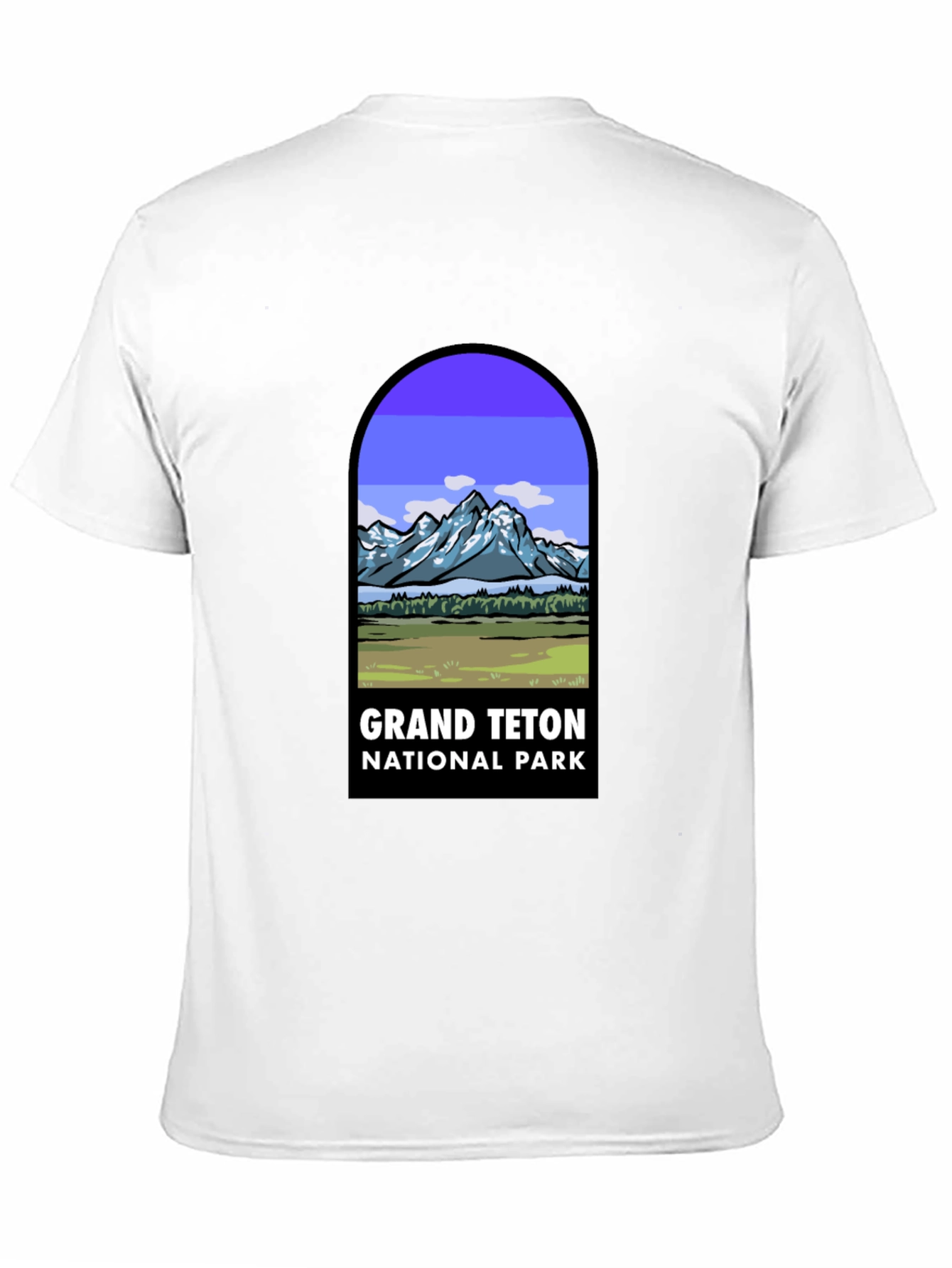 Grand Teton National Park Black T-Shirt