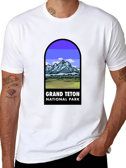Grand Teton National Park Black T-Shirt