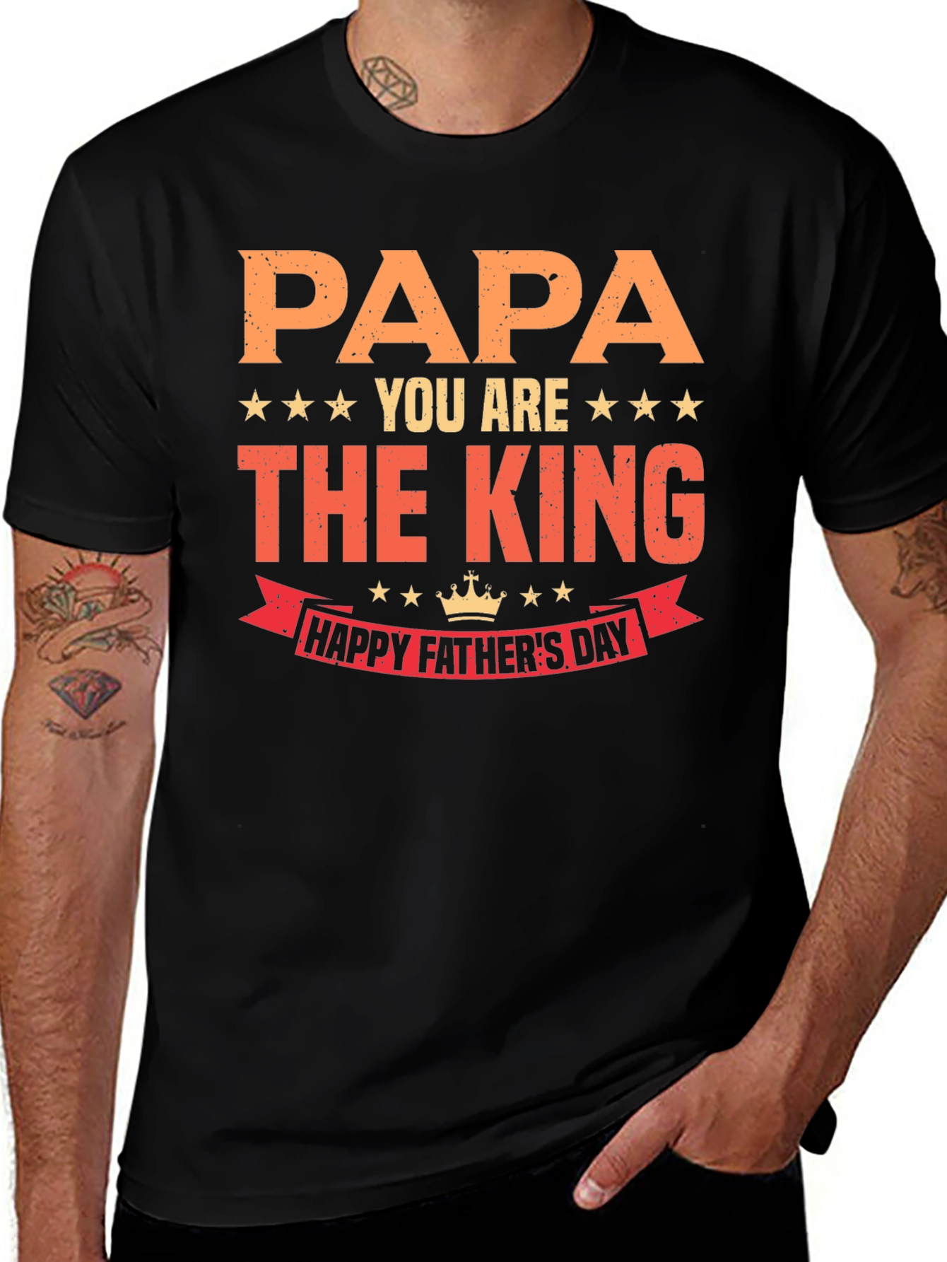 Papa You Are The King Fathers Day T-Shirt