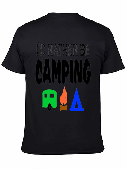 Id Rather Be Camping Graphic T-Shirt