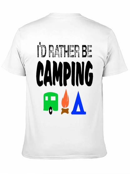 Id Rather Be Camping Graphic T-Shirt
