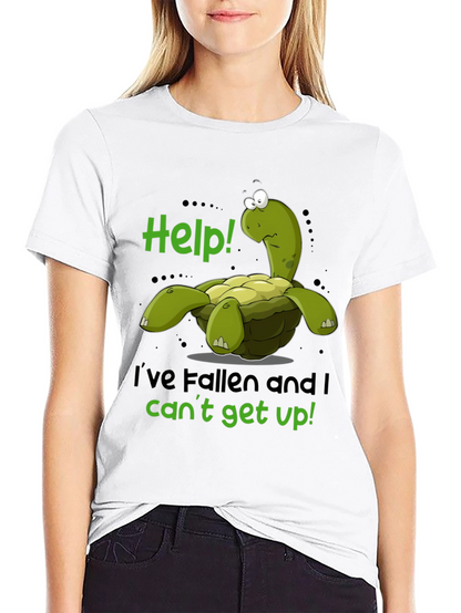 Funny Turtle T-Shirt - Help Ive Fallen!