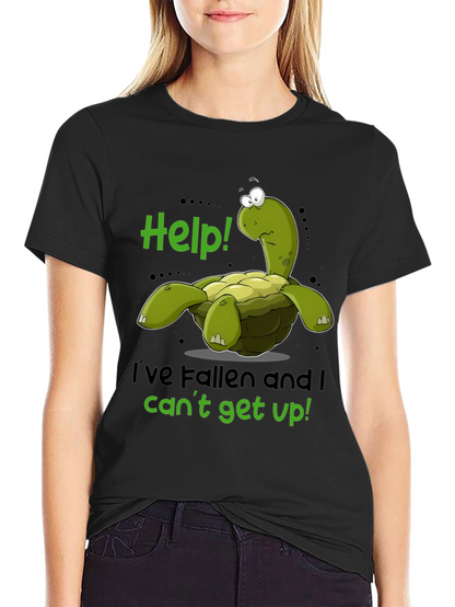 Funny Turtle T-Shirt - Help Ive Fallen!