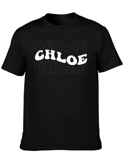 Retro Chloe Name T-Shirt - Personalized Style