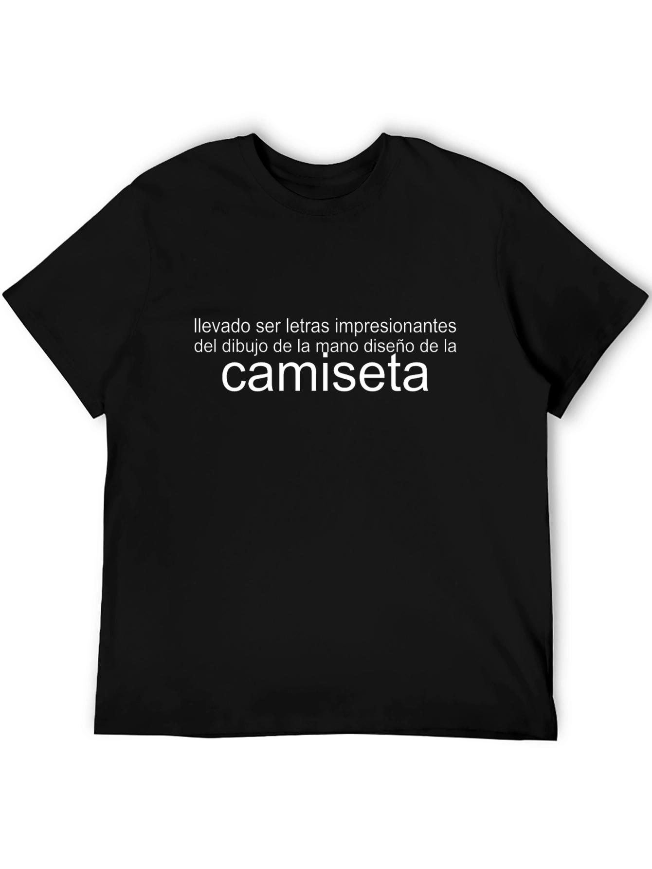 Graphic Tee: Impresionantes Letras T-Shirt