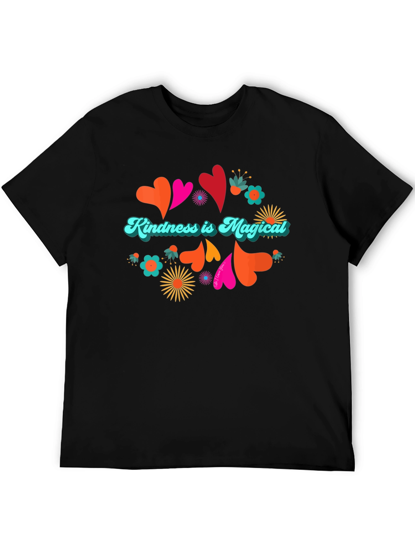 Kindness is Magical Black Graphic Tee