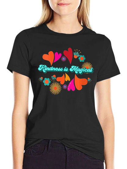 Kindness is Magical Black Graphic Tee
