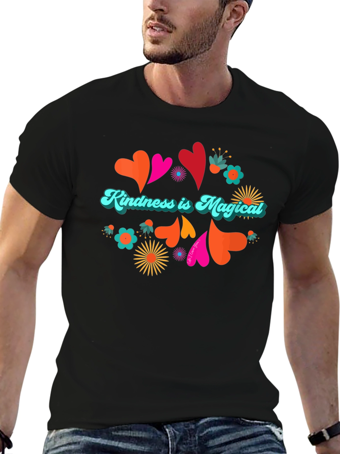 Kindness is Magical Black Graphic Tee