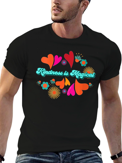Kindness is Magical Black Graphic Tee