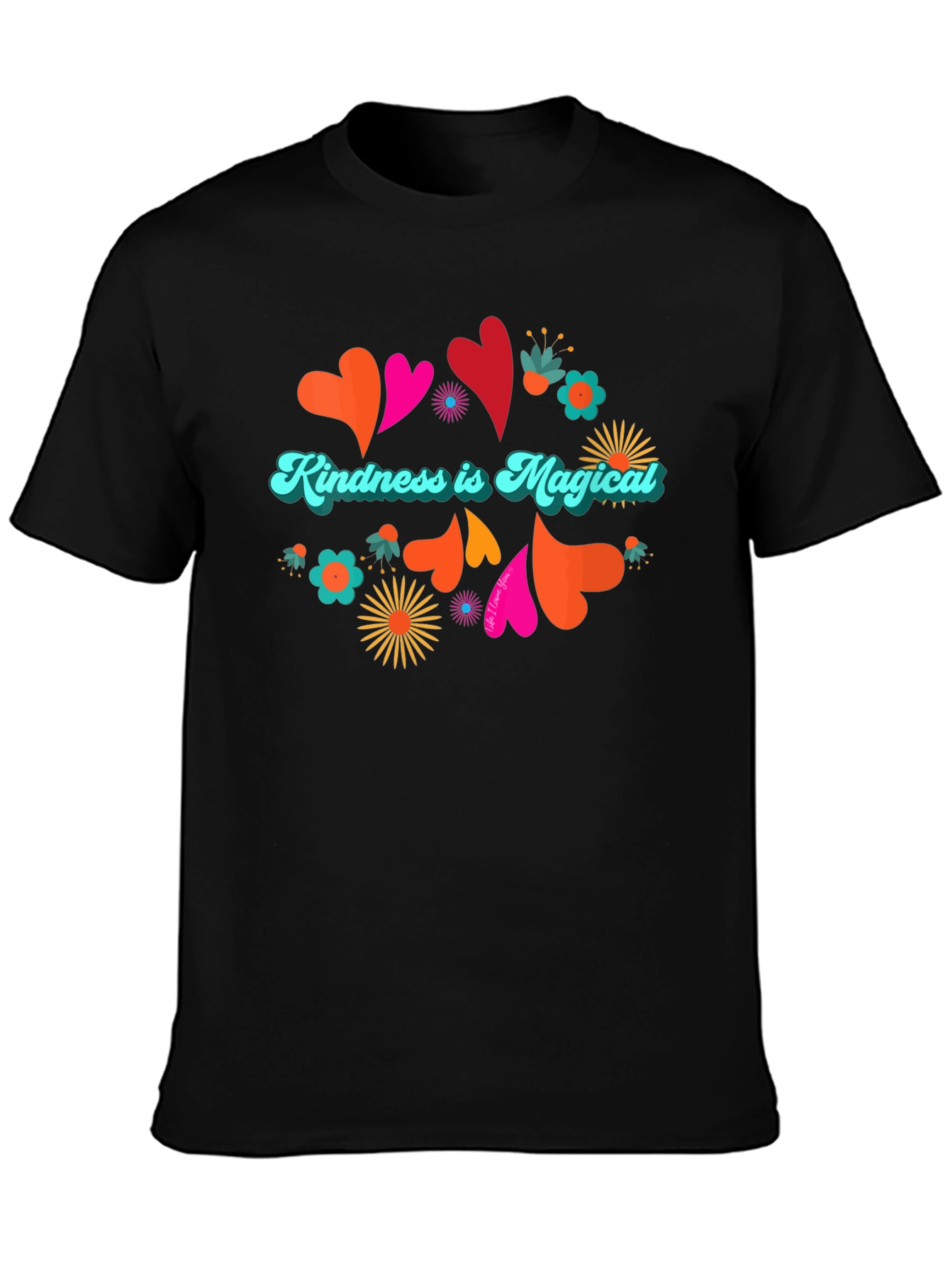 Kindness is Magical Black Graphic Tee