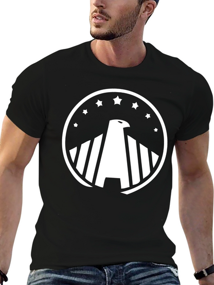 Black Eagle Star Graphic T-Shirt