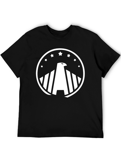 Black Eagle Star Graphic T-Shirt