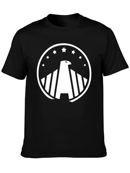 Black Eagle Star Graphic T-Shirt