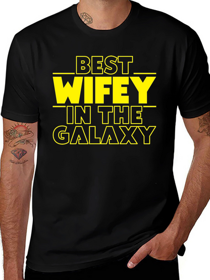 Best Wifey in the Galaxy Graphic T-Shirt