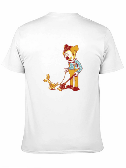 Clown Walking Balloon Dog T-Shirt