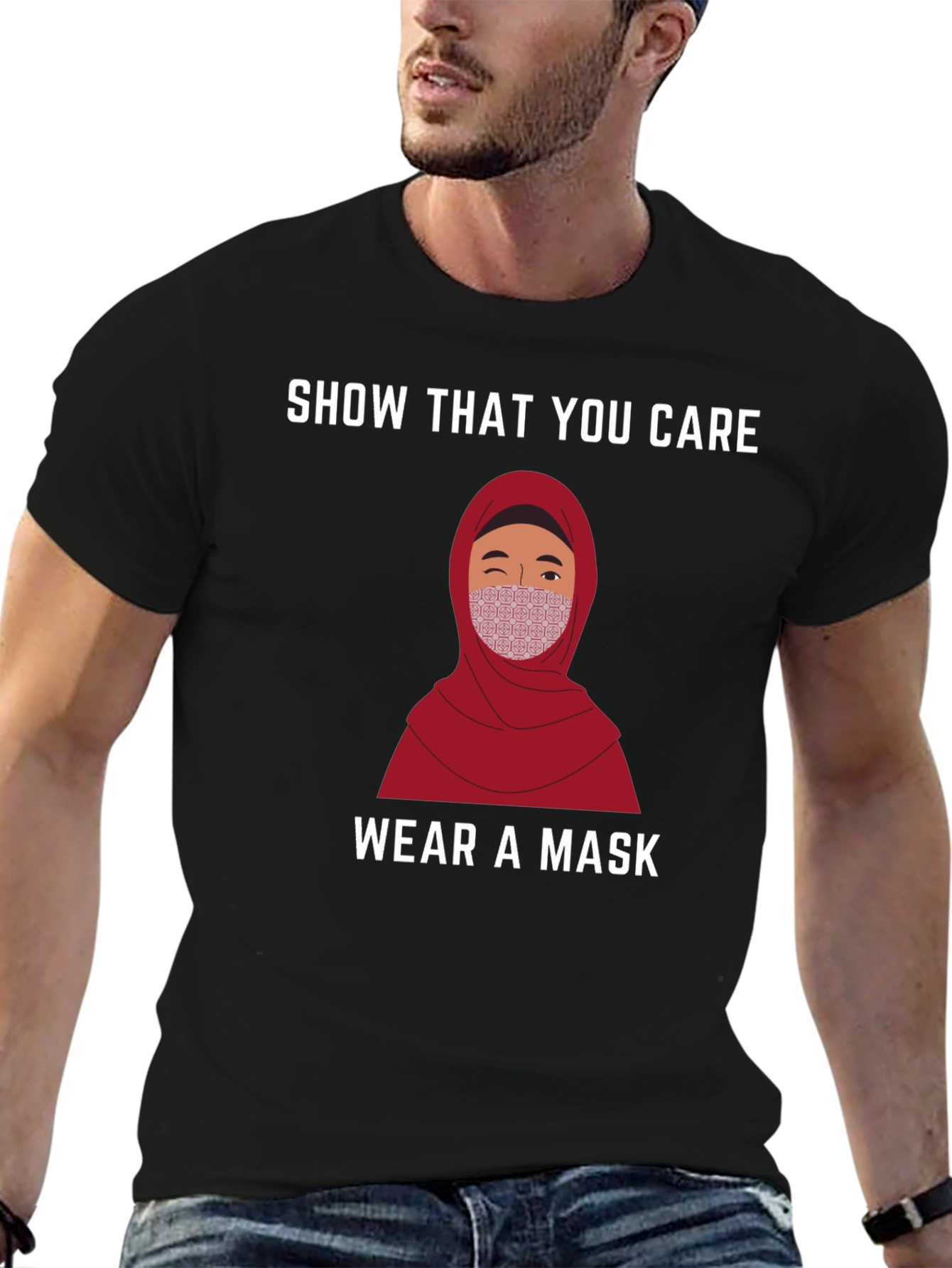 Show You Care T-Shirt - Wear a Mask